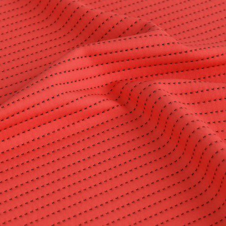 salmon-colored 3D fabric folded (scanned by NunoX Premium Scanner)